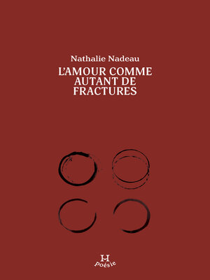 cover image of L'amour comme autant de fractures